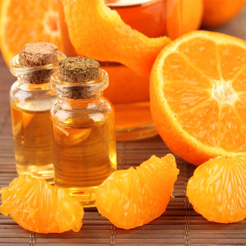 Tangerine Oil for muscle relaxation and body massage
